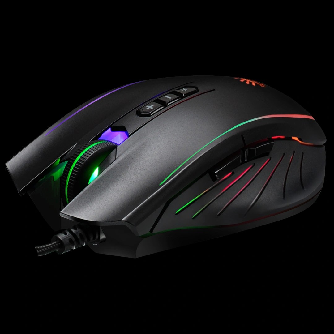 Bloody Q81 Neon X'Glide gaming mouse with neon backlight, best affordable wired gaming mouse in Pakistan