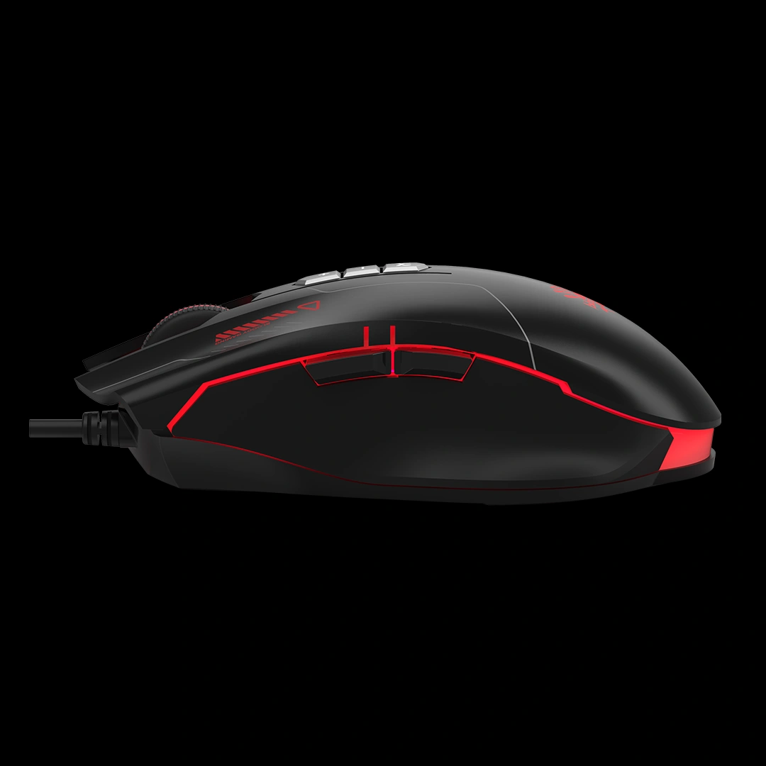 ES7 RGB esports gaming mouse with RGB lighting and programmable buttons