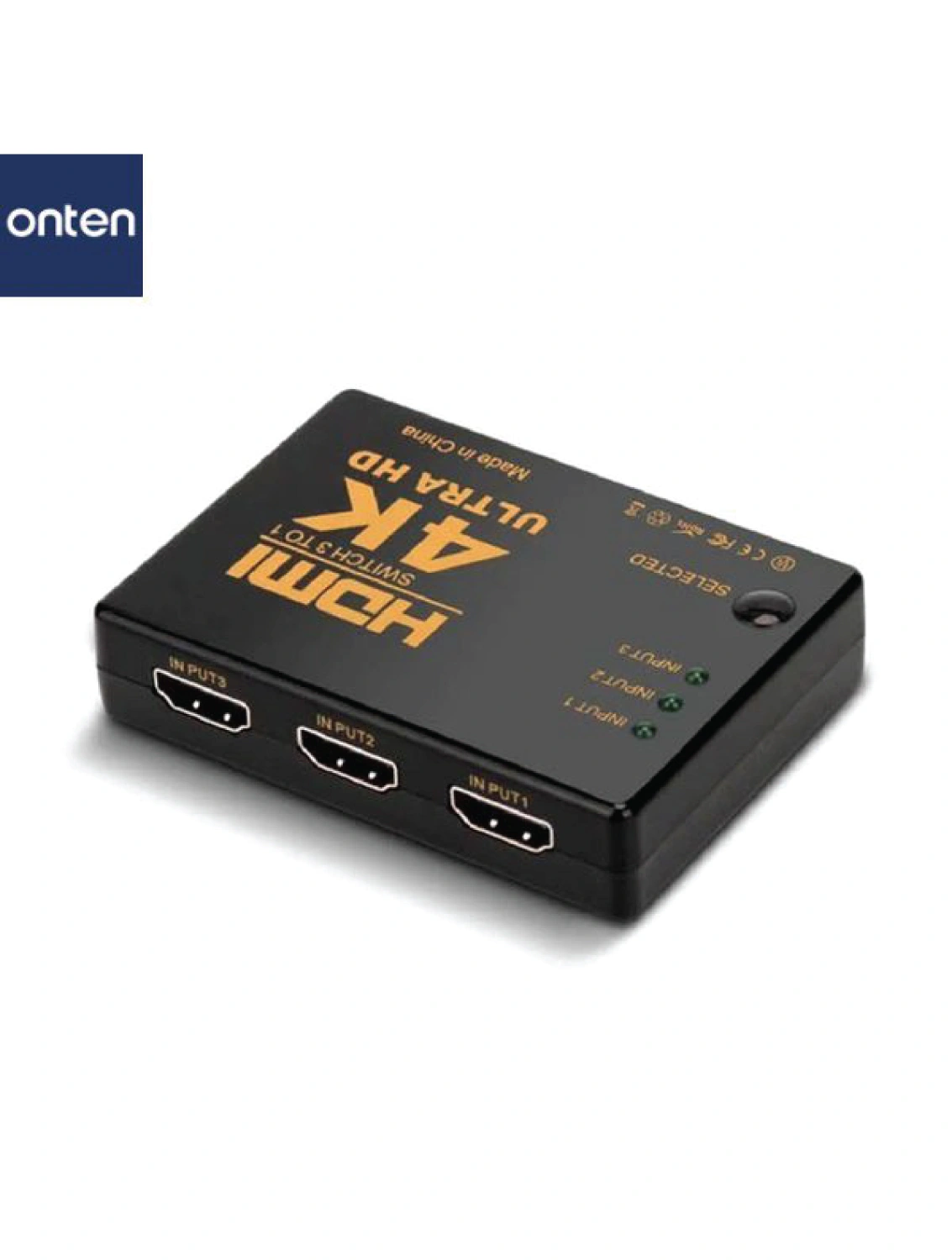 Onten 7593 HDMI 3 Port Switch with remote control