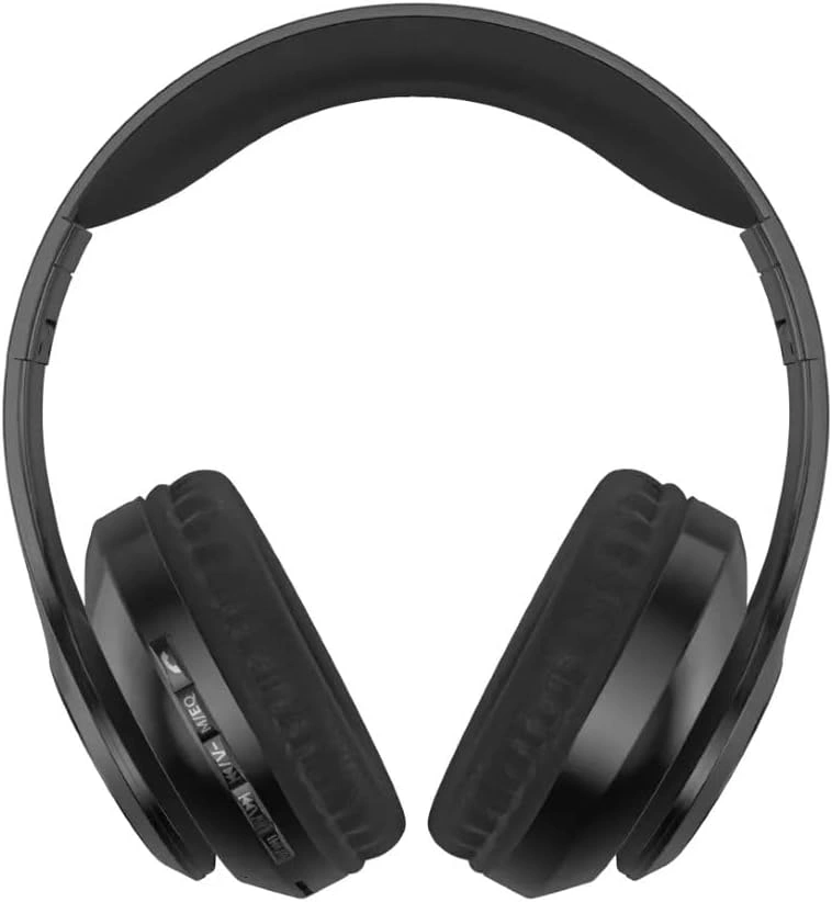 P68 Bluetooth 5.0 foldable wireless headphones in black, a wireless bluetooth headset for gaming headset price in Pakistan shoppers