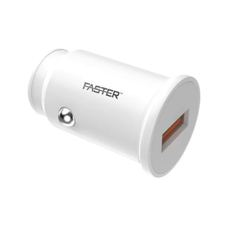 Faster FCCIQ7 Micro USB car charger with Quick Charge 3.0
