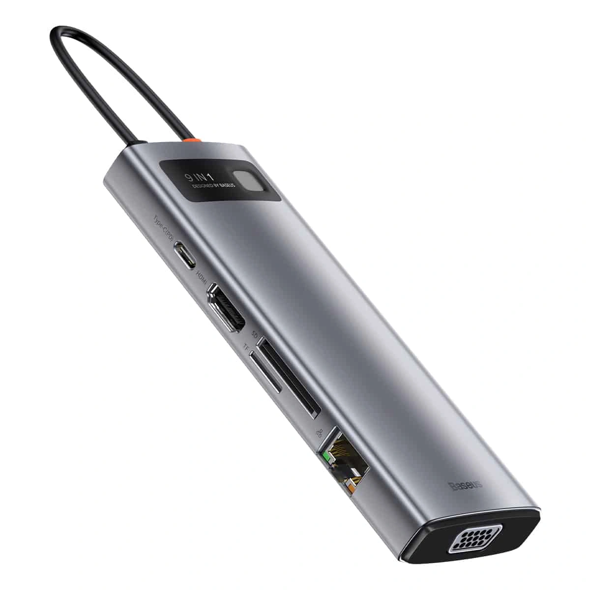 Baseus 9 in 1 type c dock space gray price in pakistan