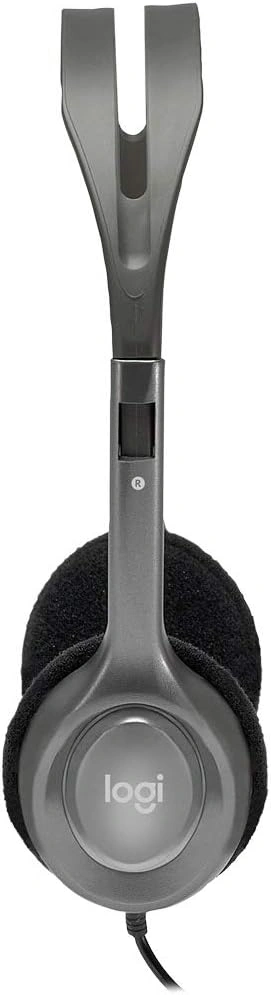 Logitech H110 stereo headset silver color