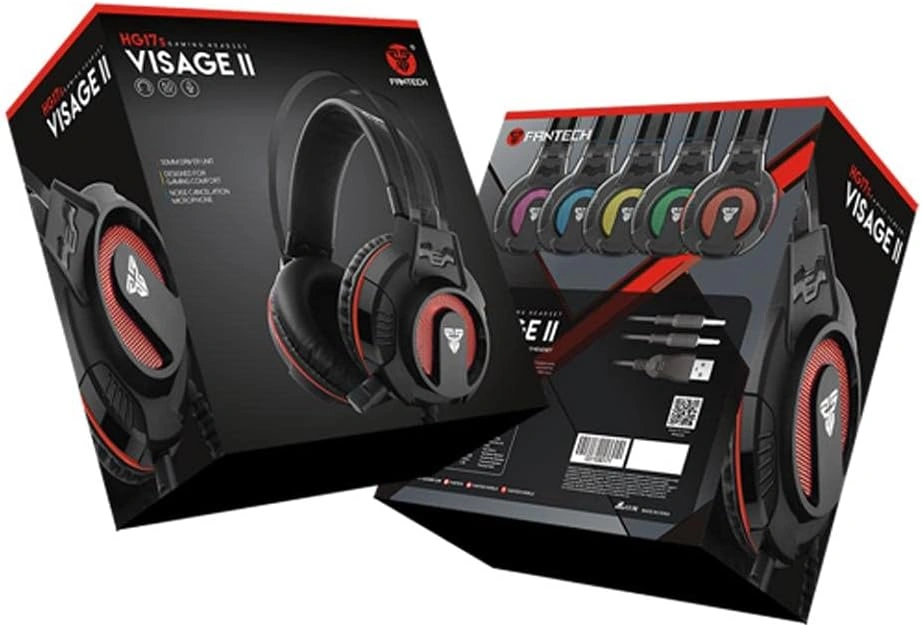 FANTECH HG17S Visage II gaming headset with RGB illumination and 50mm drivers, gaming headset price in Pakistan