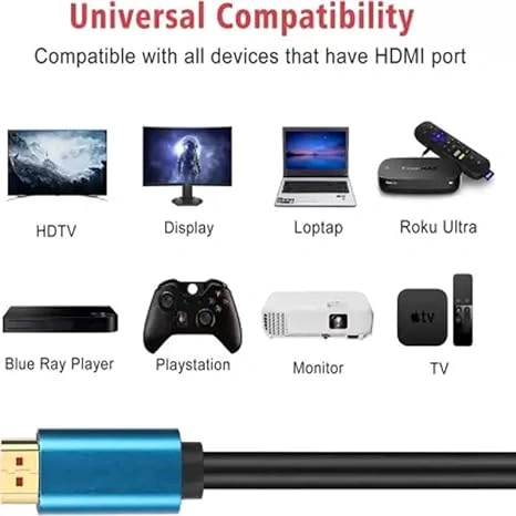 HDTV 2.0 4K HDMI cable 1.5M price in Pakistan