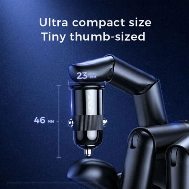 Joyroom C-A06 3.1A dual port car charger in black