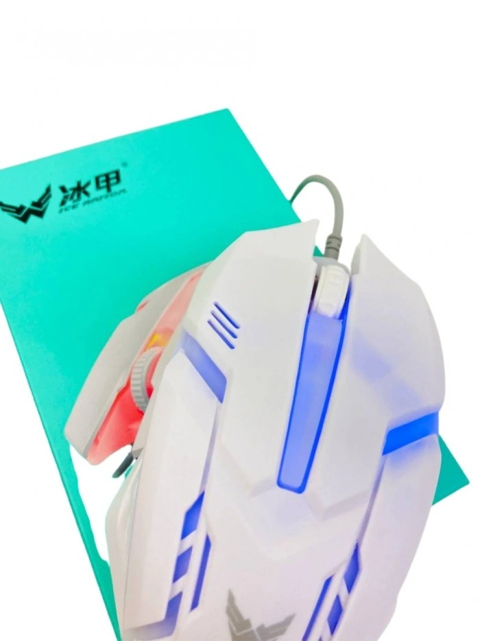 T9 LED wired gaming mouse with adjustable DPI and colorful backlight, best cheap gaming mouse price in Pakistan
