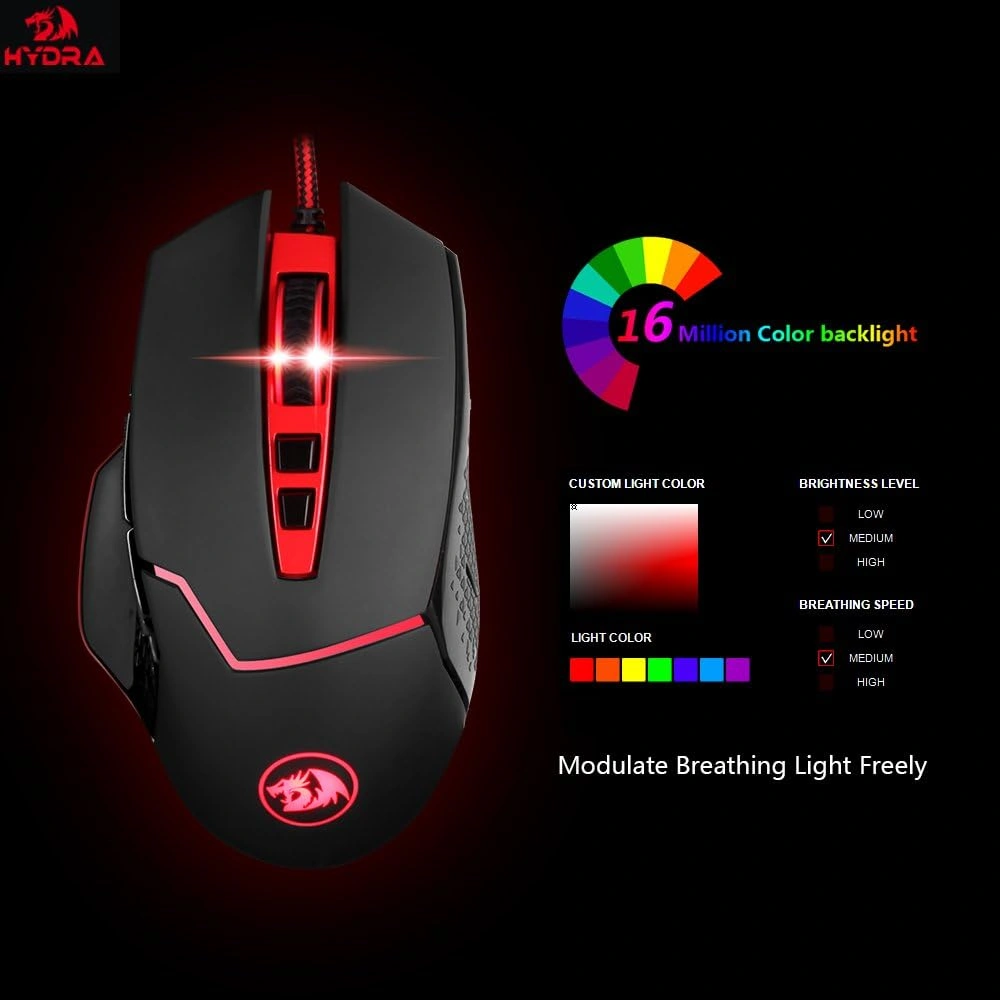 Redragon M907 gaming mouse price in Pakistan