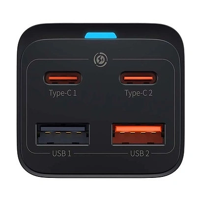 Baseus GaN3 Pro Desktop Charger 65W 2C+2U, USB C charging station Pakistan