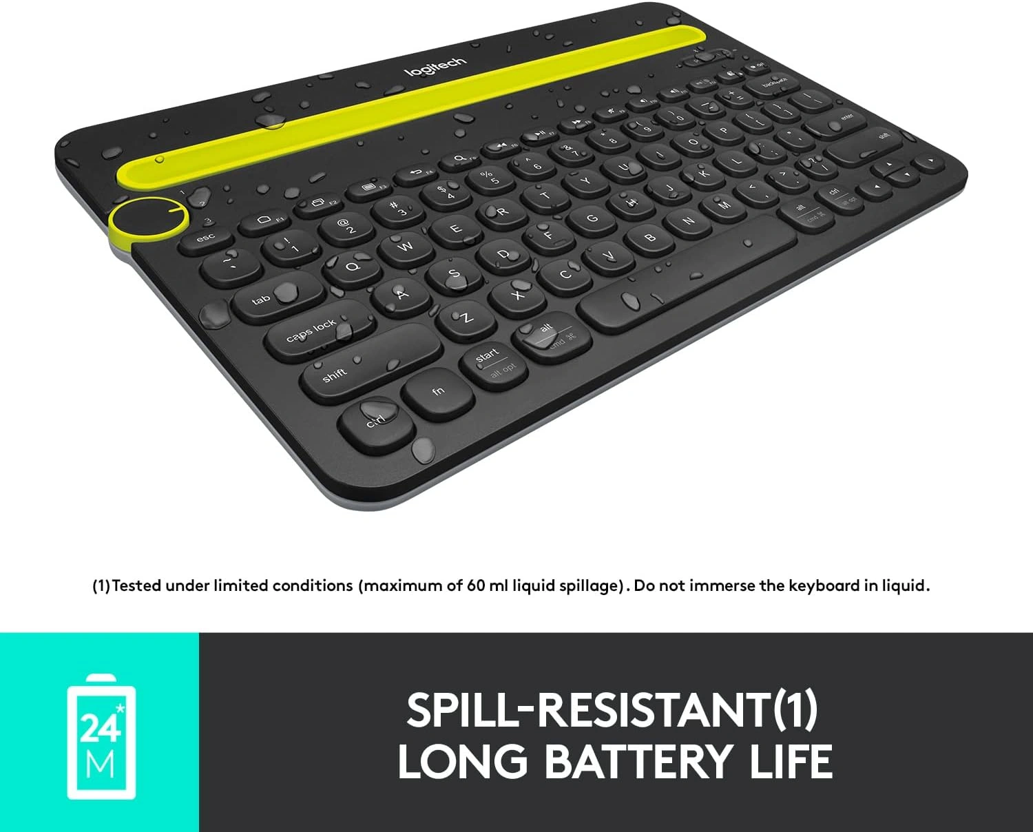 Logitech K480 Wireless Multi Device Bluetooth Keyboard
