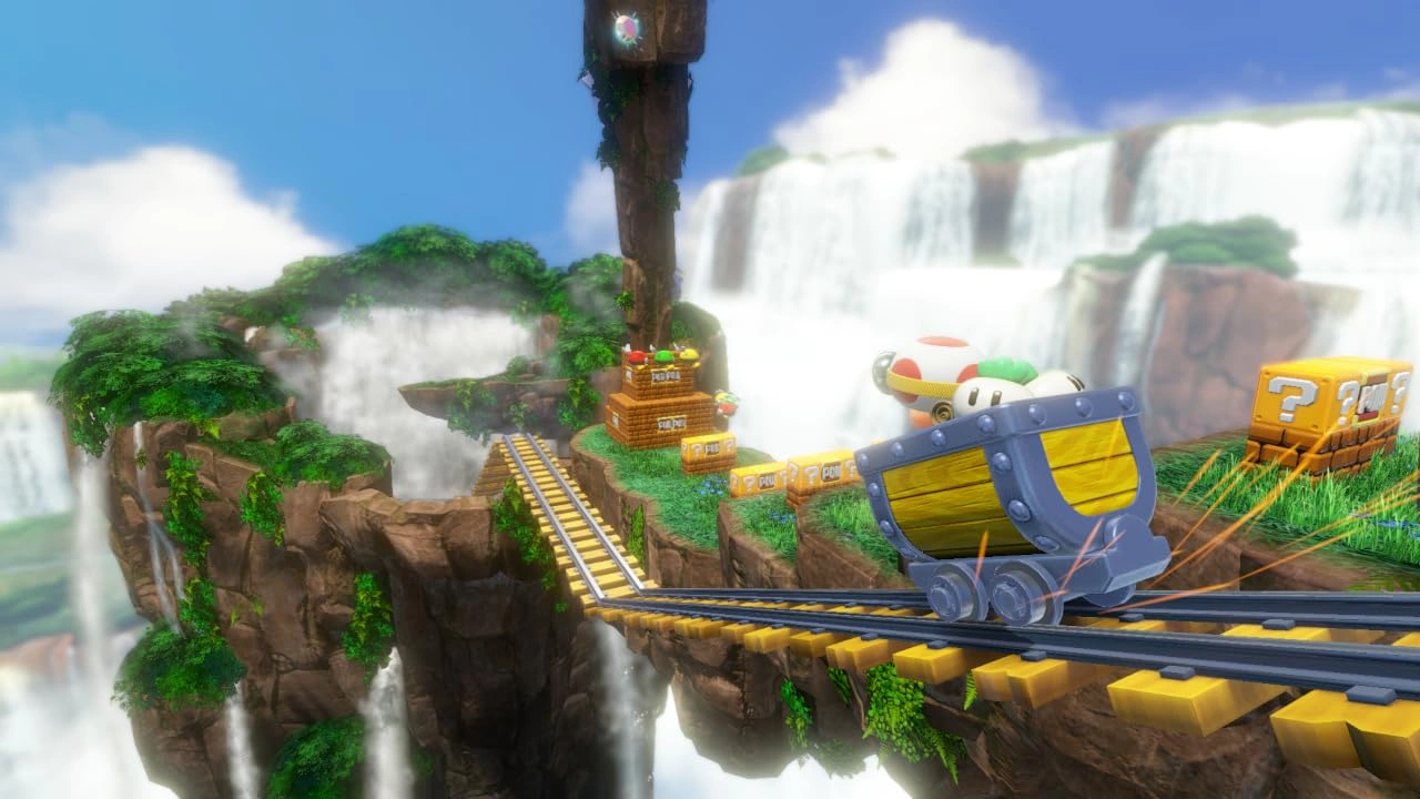 Captain Toad Treasure Tracker Nintendo Switch game box cover Captain Toad Switch puzzle diorama stage gameplay exploration