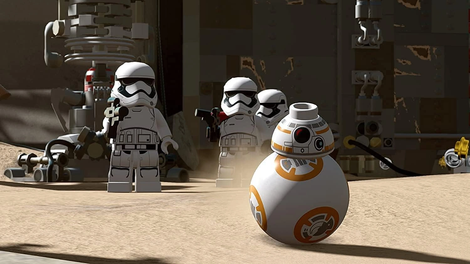 LEGO Star Wars Game Xbox One gameplay screenshot Rey and Finn