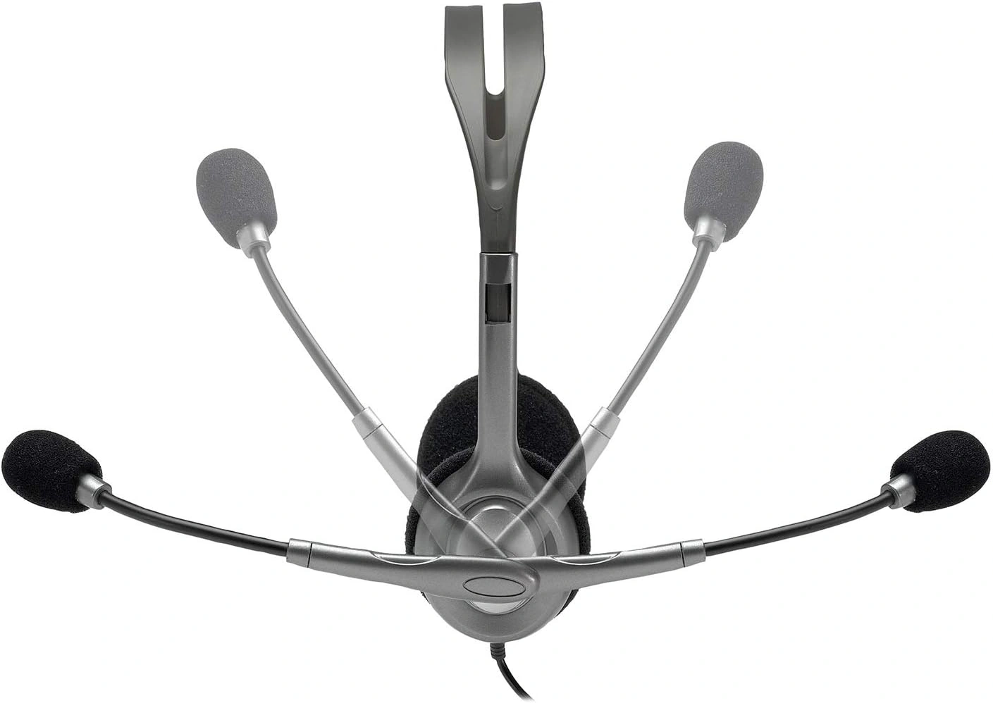 Logitech H110 stereo headset silver color