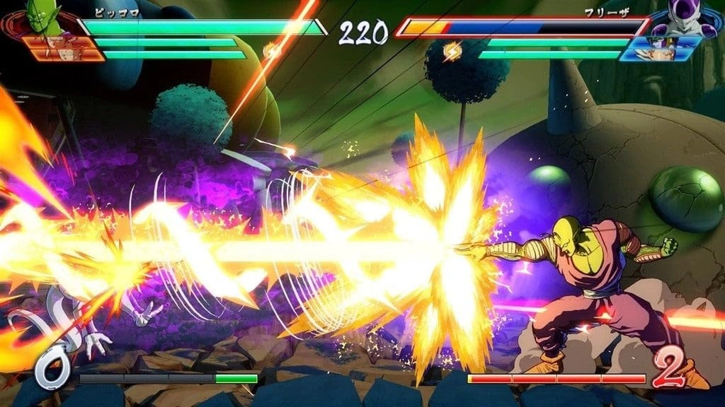 Dragon Ball FighterZ Nintendo Switch game box featuring Goku in Super Saiyan form ready to fight