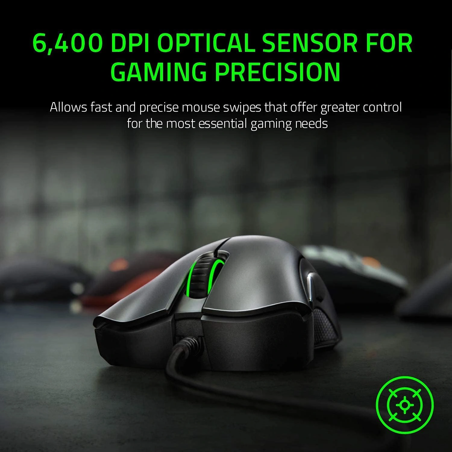 Razer DeathAdder Essential black wired gaming mouse, best gaming mouse in Pakistan
