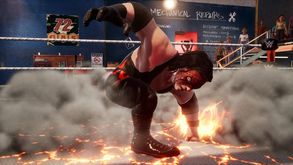 WWE 2K Battlegrounds PS4 front cover WWE Superstars arcade brawler 2K Saber Interactive