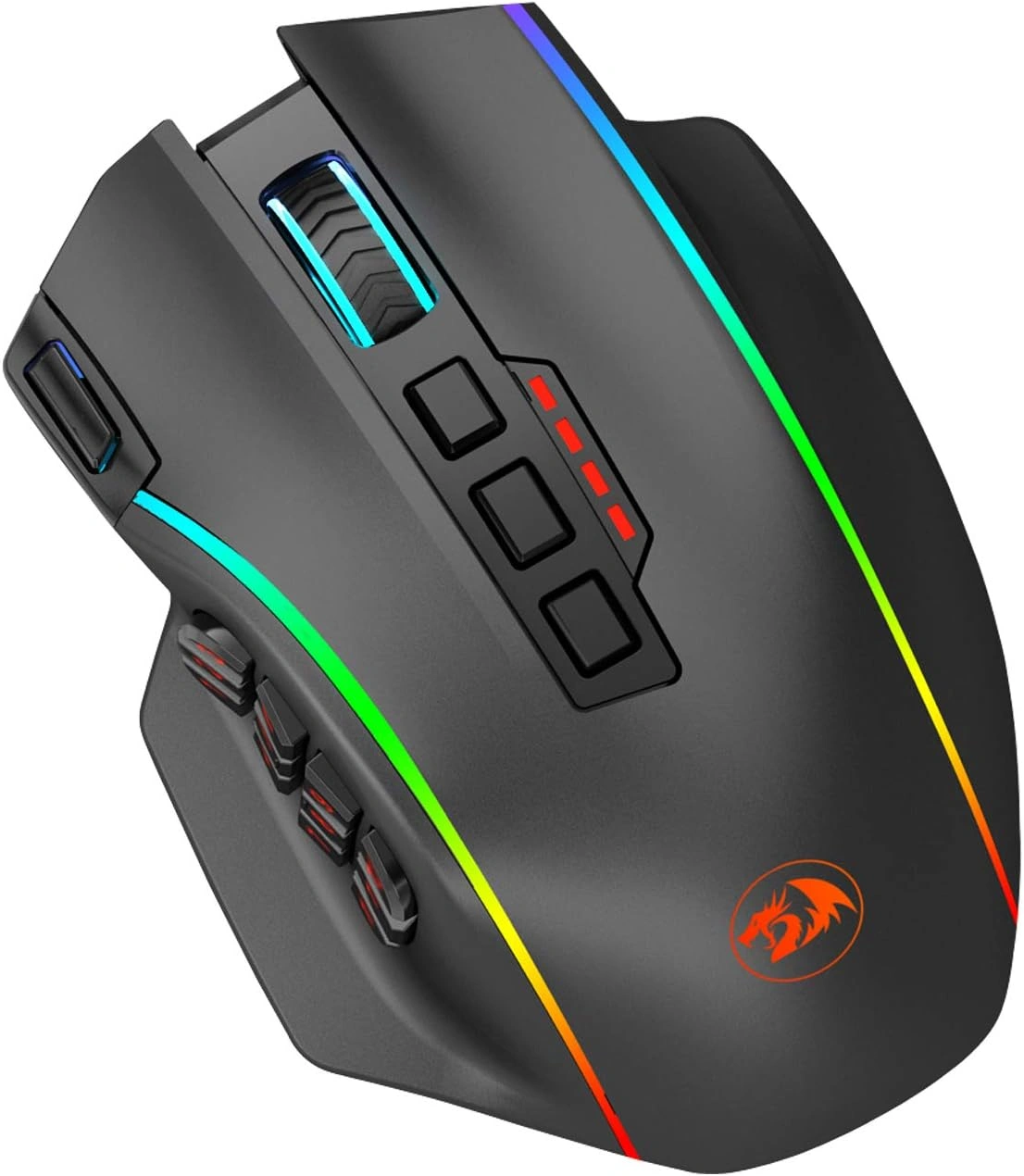 Redragon M901 wireless gaming mouse with RGB lighting, best wireless gaming mouse in Pakistan