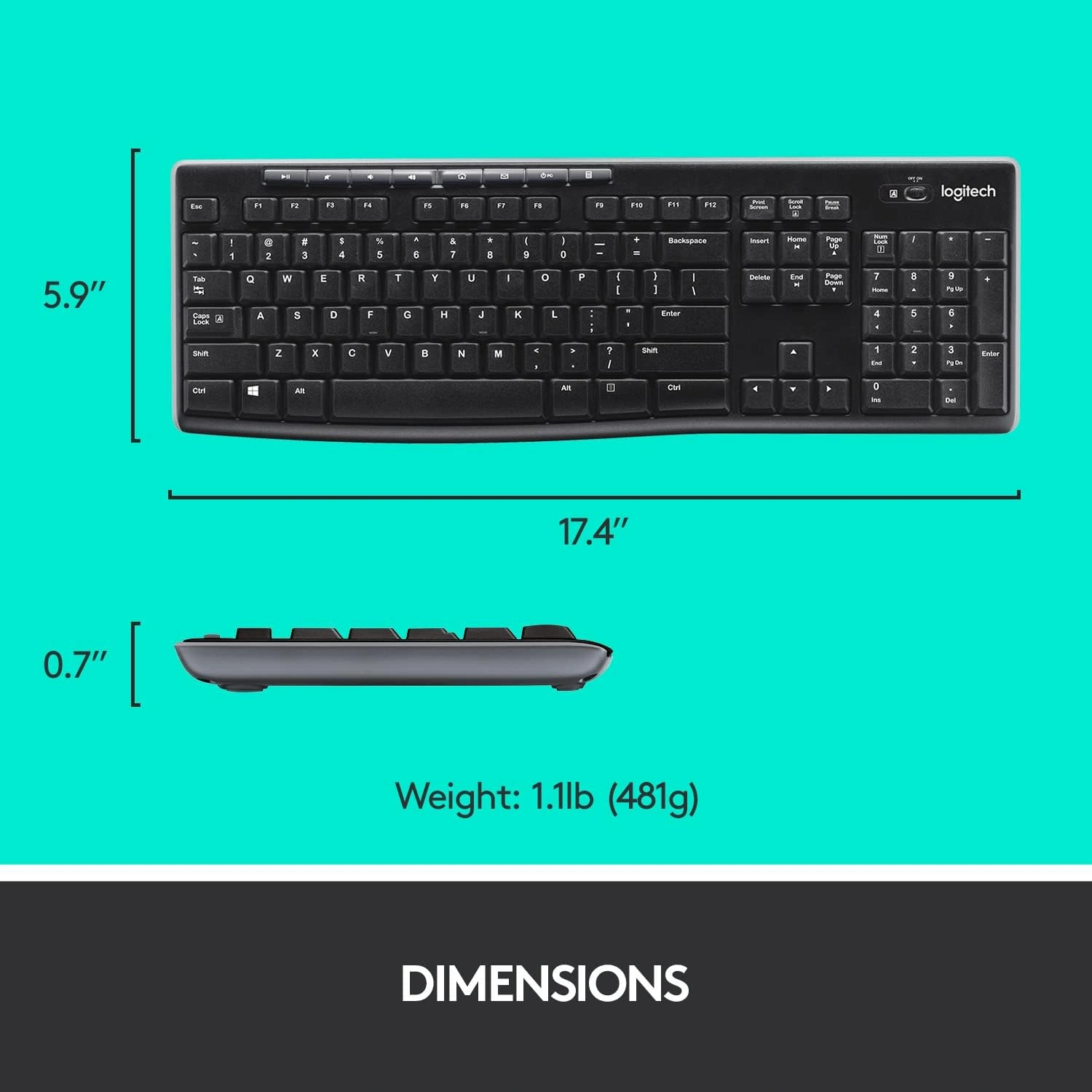 Logitech MK270 Wireless Keyboard