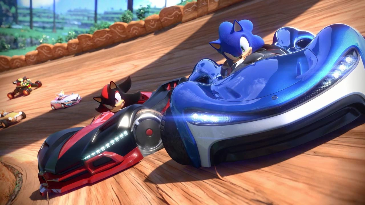 Team Sonic Racing Nintendo Switch game cover – Team Sonic Switch kart racing game