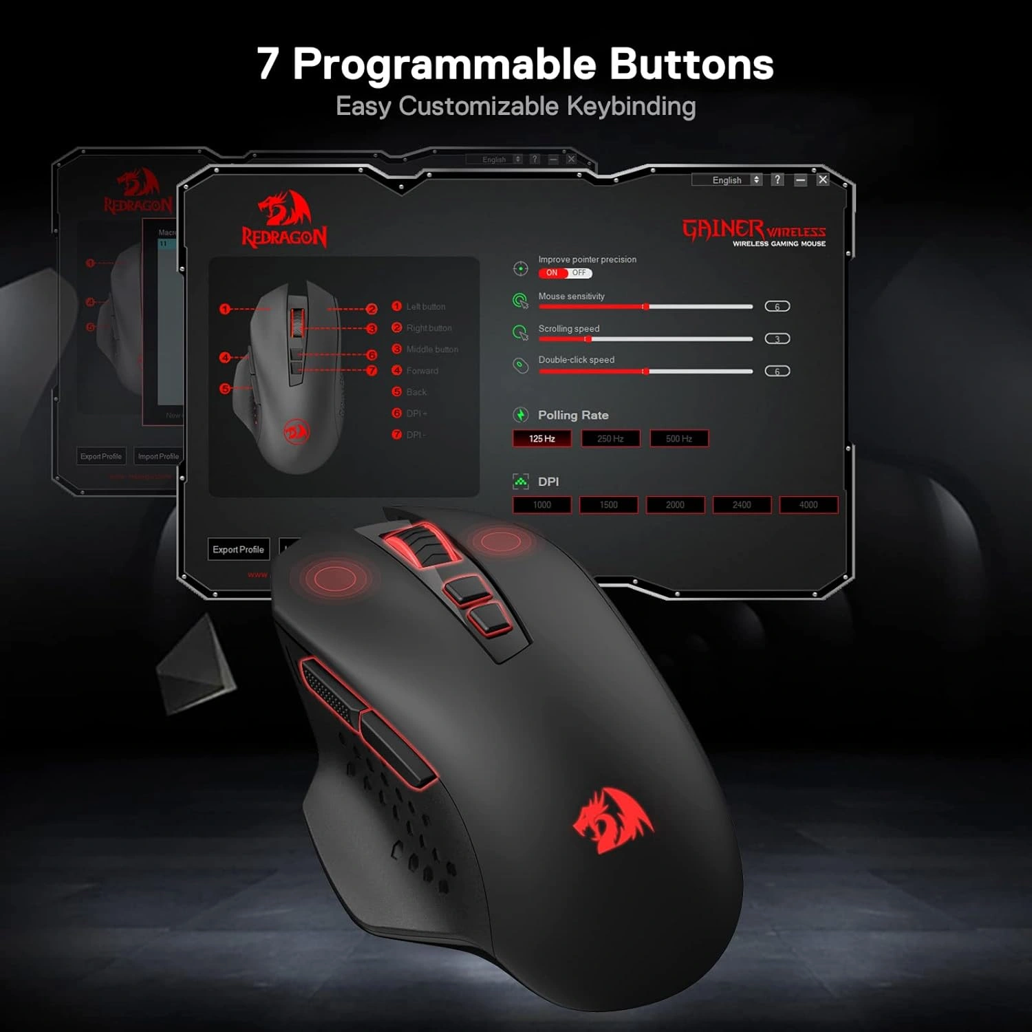 Redragon M656 Gainer wireless gaming mouse price in Pakistan