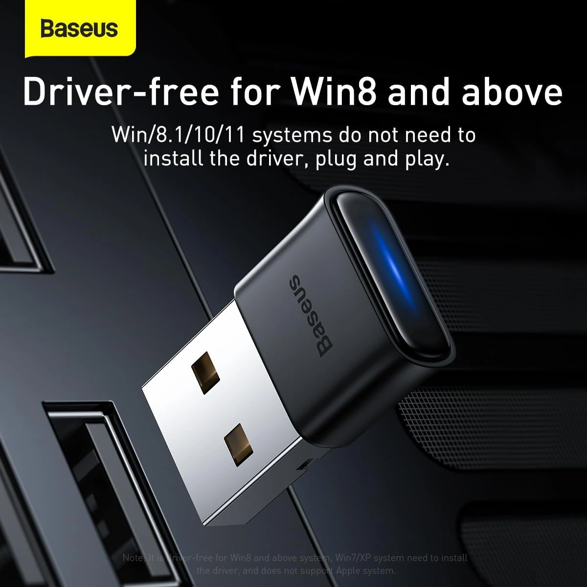 Baseus BA04 mini Bluetooth 5.0 USB adapter black price in Pakistan