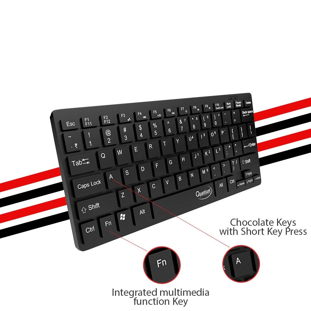Quantum QHM7307 Slim USB Wired Keyboard