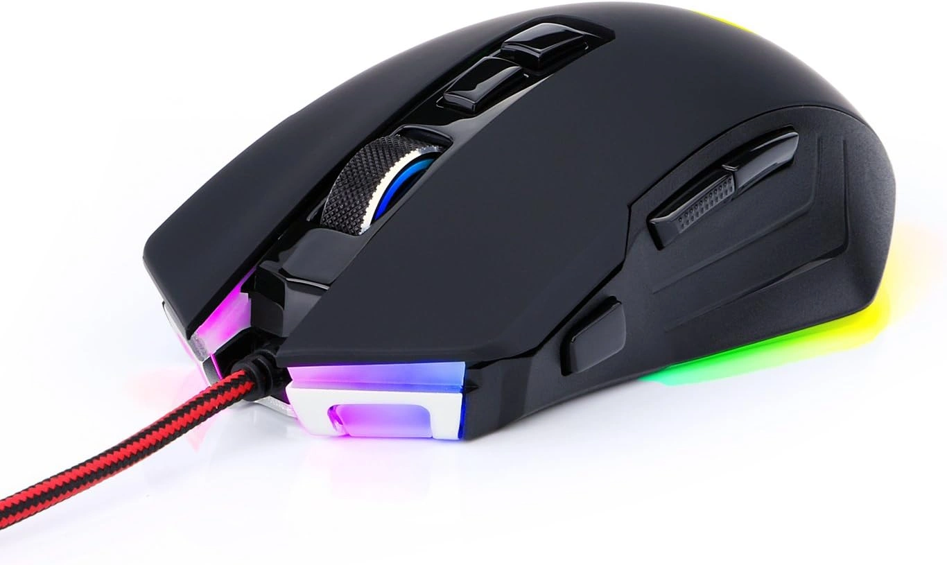 Redragon M715 RGB MMO gaming mouse with 8 programmable buttons
