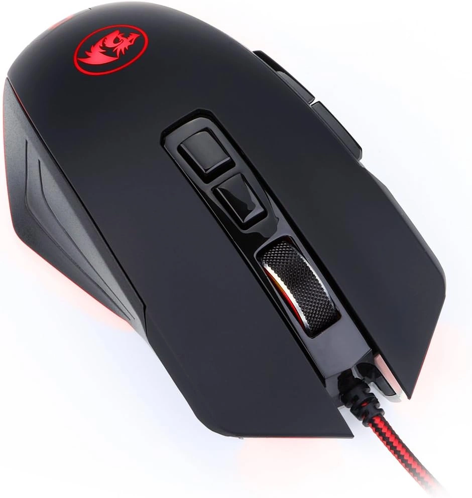 Redragon M715 RGB MMO gaming mouse with 8 programmable buttons