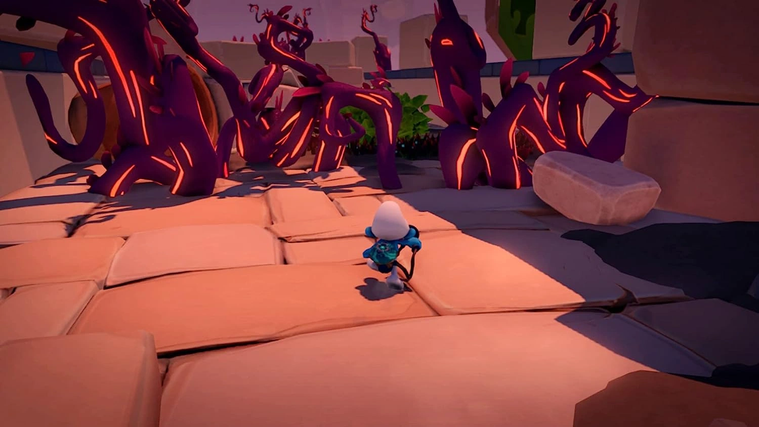 Smurfs Mission Vileaf Collector Edition Nintendo Switch disc view
