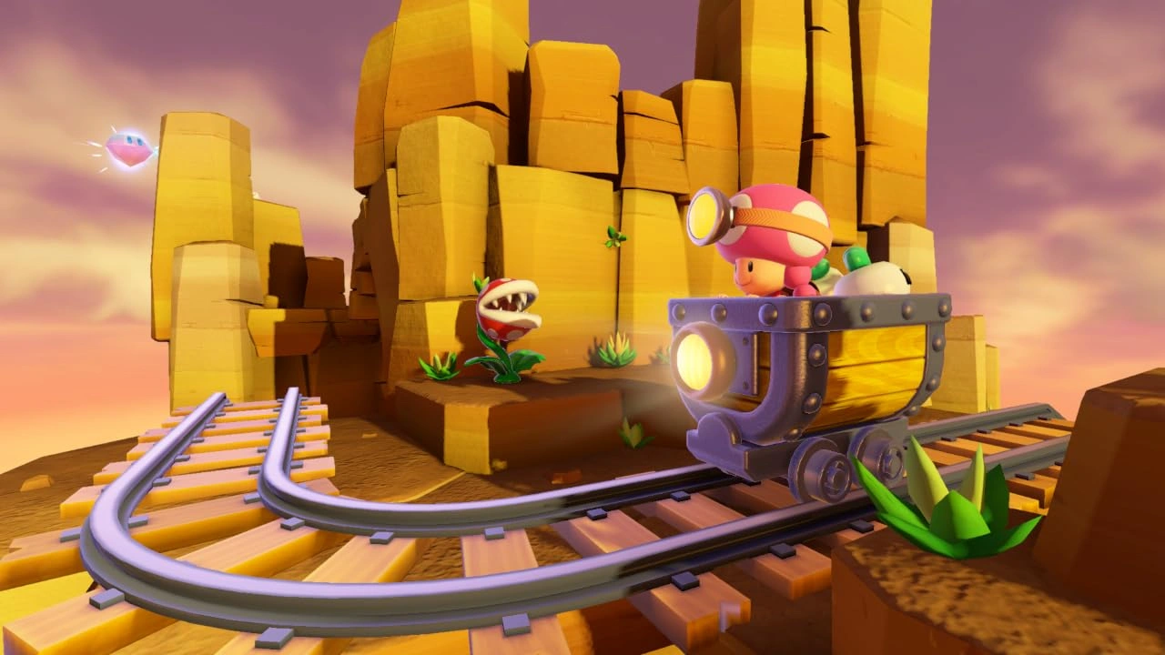 Captain Toad Treasure Tracker Nintendo Switch game box cover Captain Toad Switch puzzle diorama stage gameplay exploration