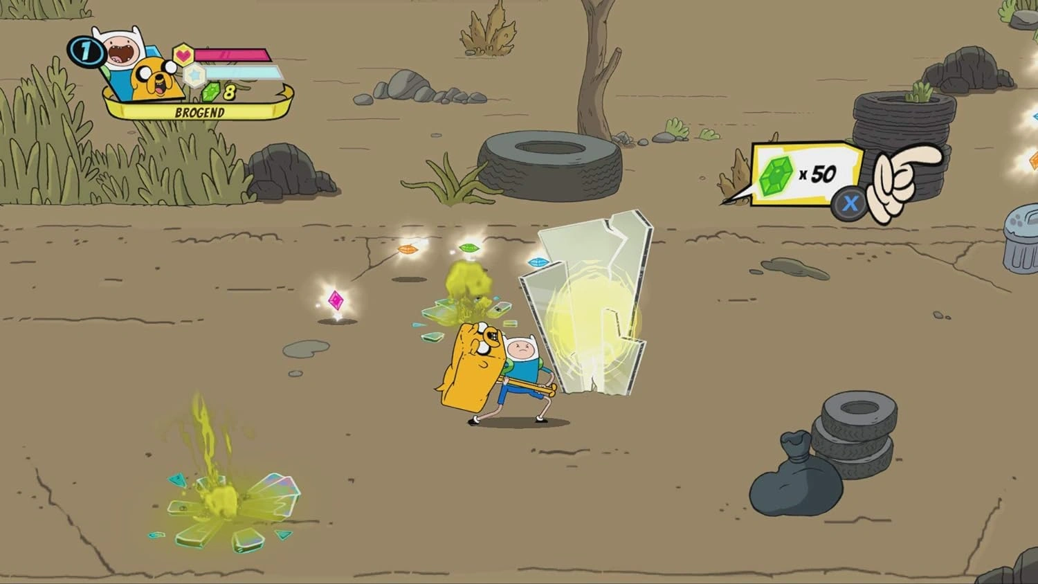 Cartoon Switch gameplay screenshot co op brawler