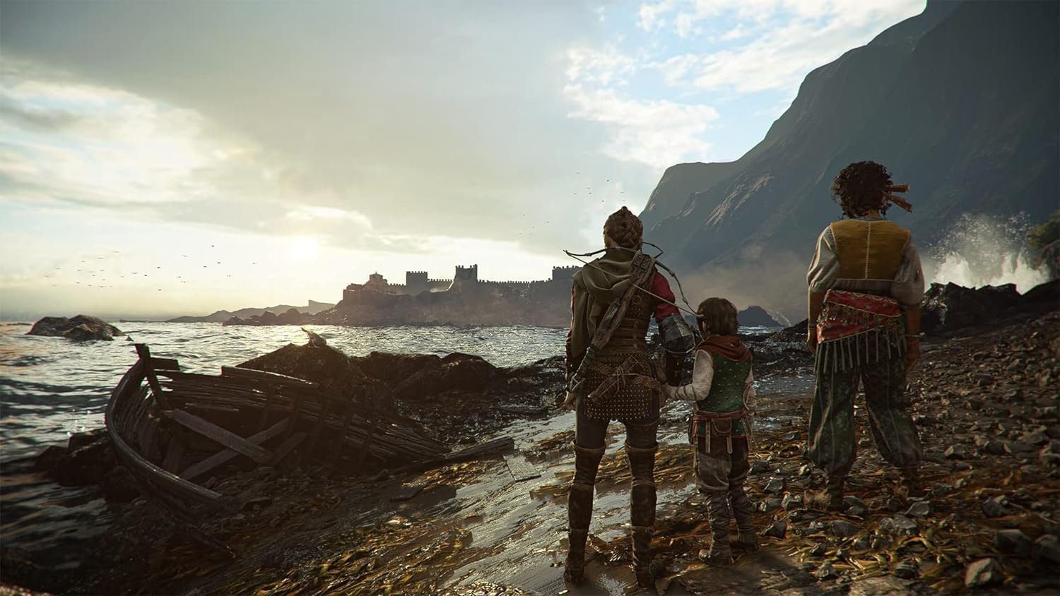 A Plague Tale Requiem PS5 game cover showing Amicia and Hugo in medieval France - Story Adventure Game for PS5