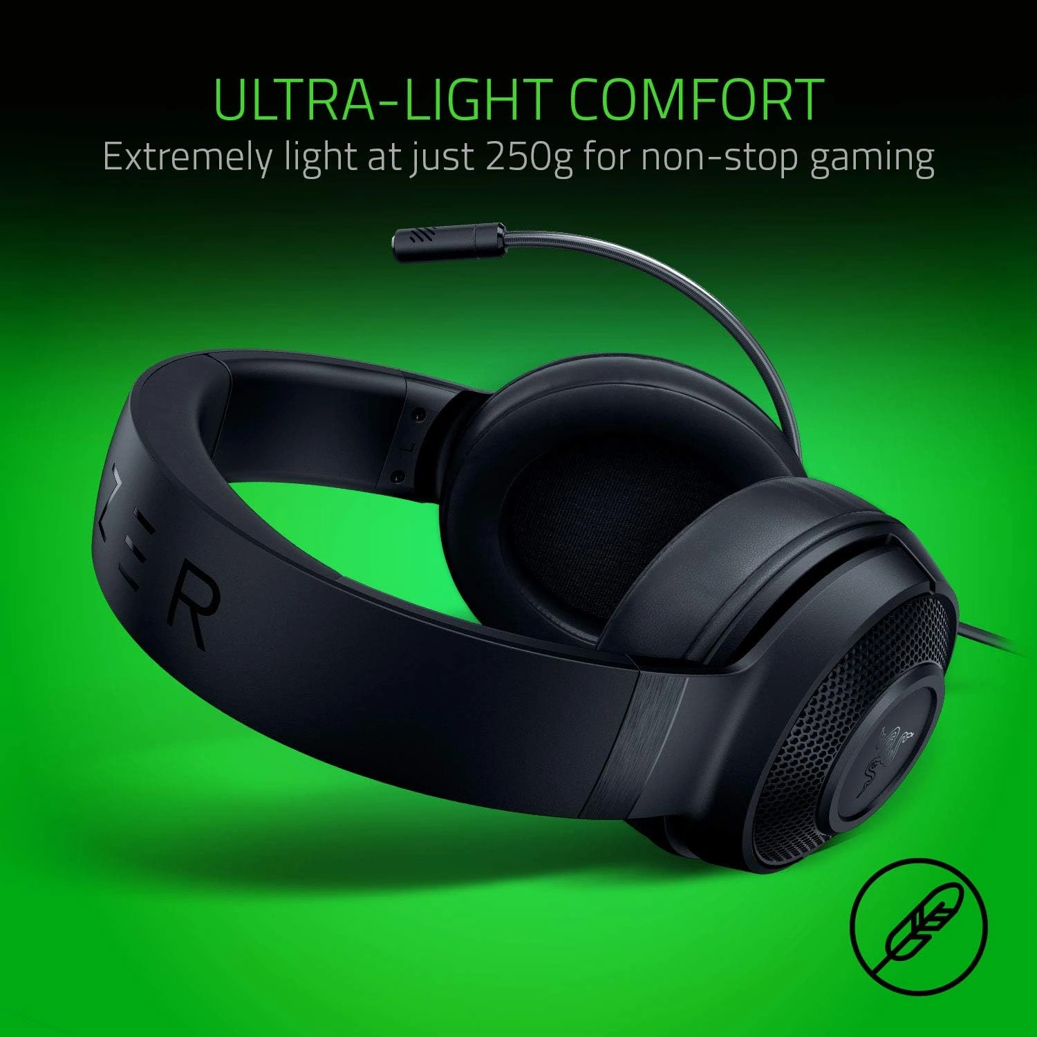 Razer Kraken X ultralight gaming headset 250 gram