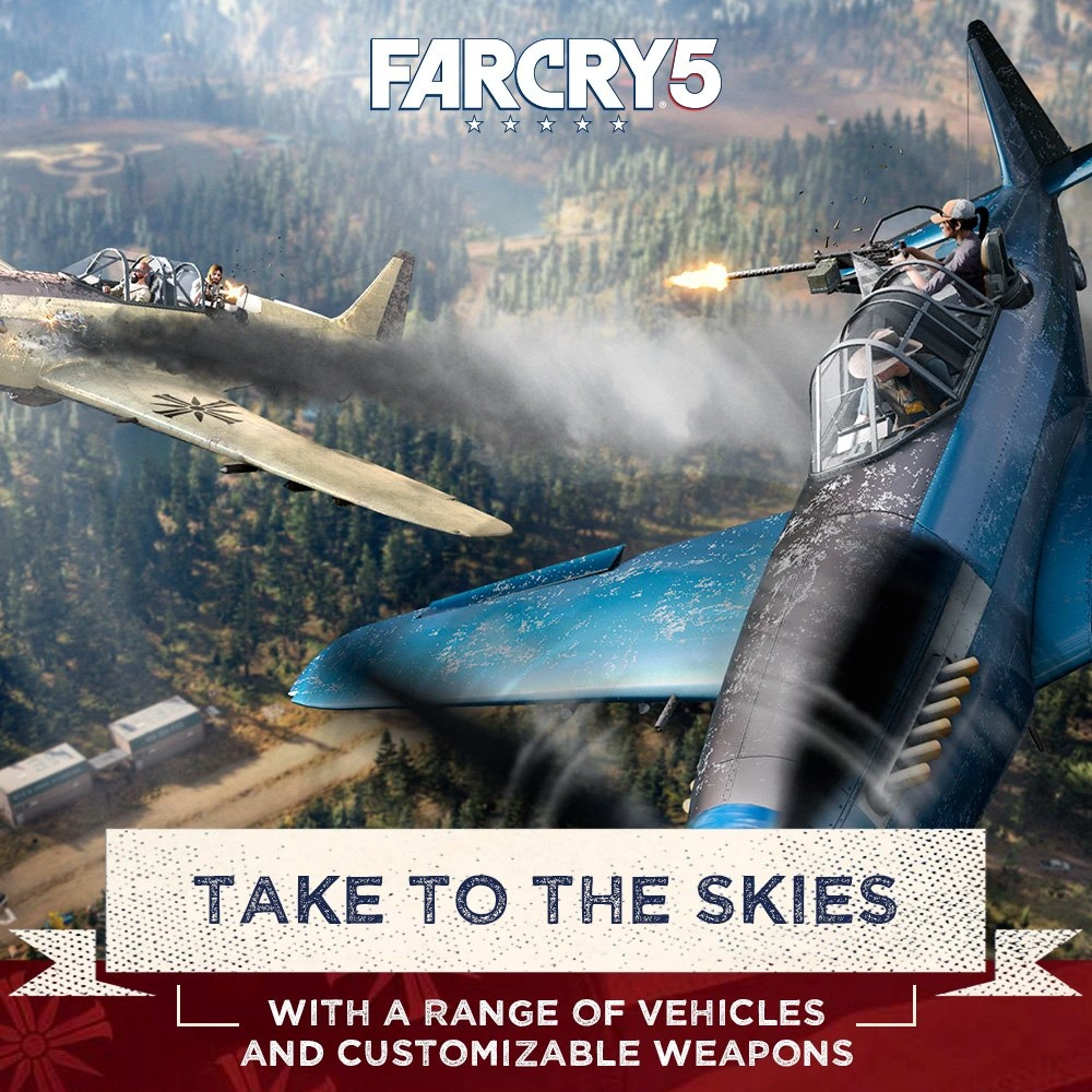 Far Cry 5 used Xbox One game case cover