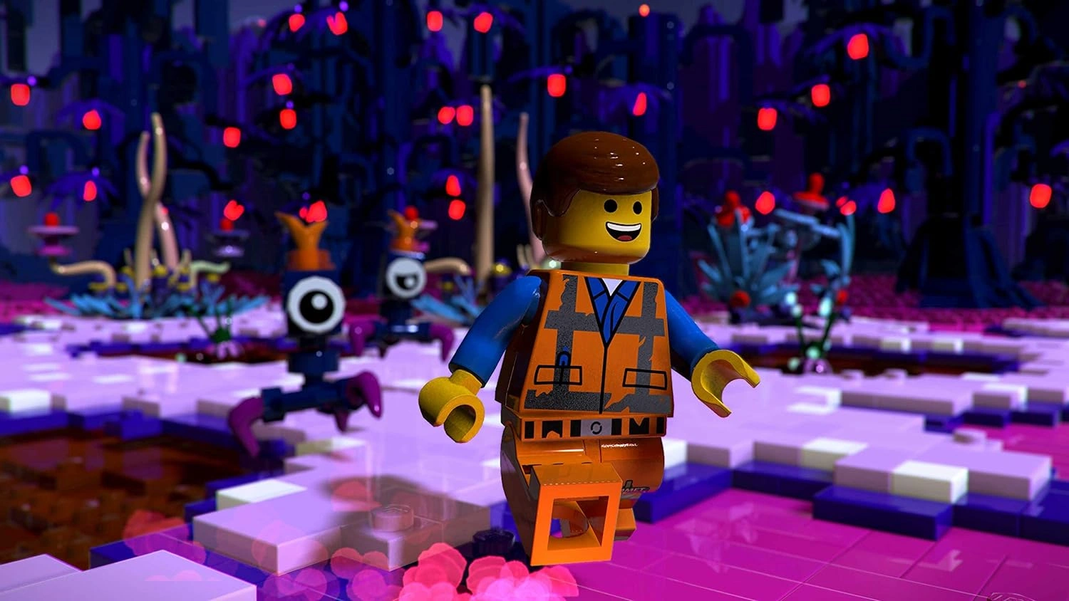 LEGO Movie 2 Videogame Switch front cover Emmet Lucy LEGO Batman Rex Dangervest characters