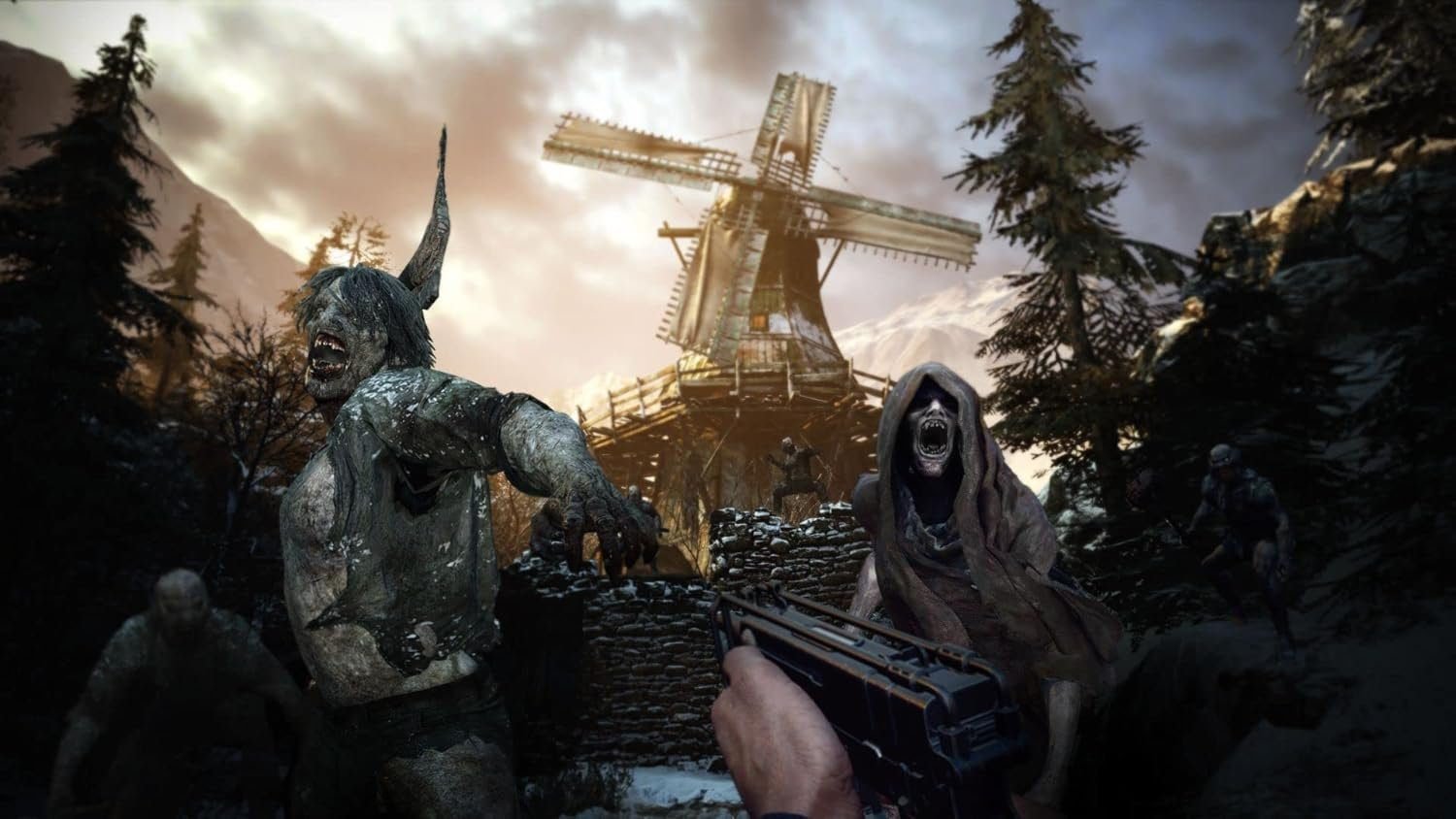 Resident Evil Village Gold Edition PS5 game cover showing Ethan Winters in a dark village – horror survival game and one of the best PS5 horror games at PS5 games price in Pakistan