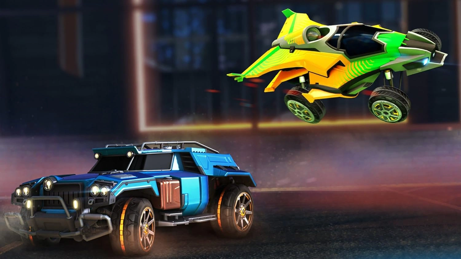 Rocket League Xbox One gameplay car soccer arena aerial goal Pakistan