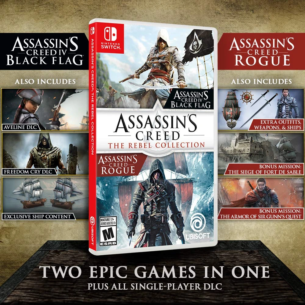 Assassin's Creed Rebel Collection Switch used disc view Pakistan