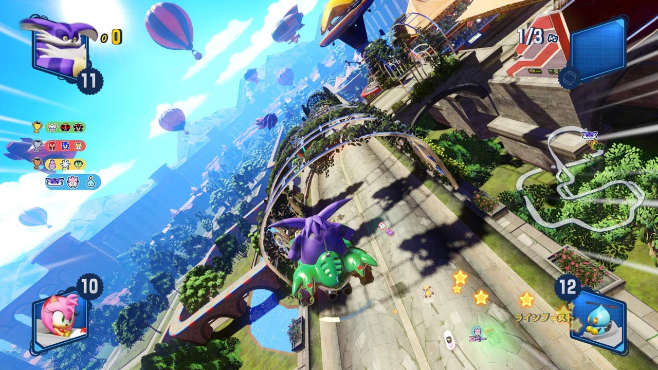 Team Sonic Racing Nintendo Switch game cover – Team Sonic Switch kart racing game