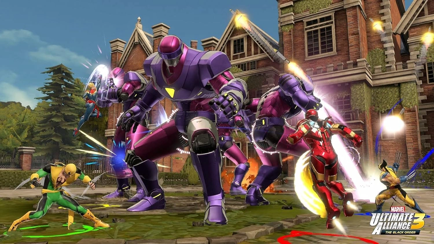 Marvel Switch game Ultimate Alliance 3 disc close up