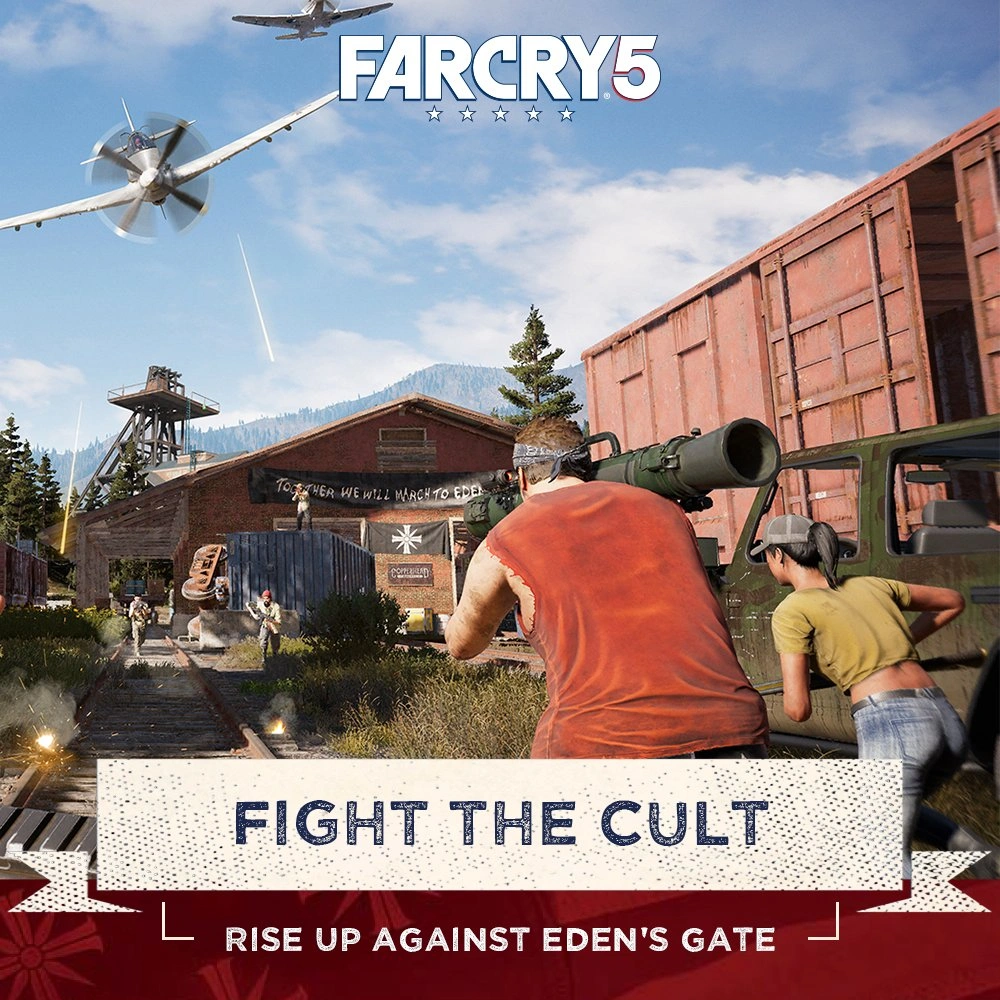 Far Cry 5 used Xbox One game case cover