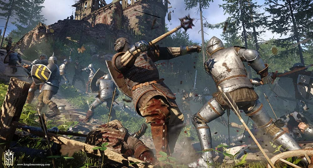 Kingdom Come Deliverance PS4 used game case cover art