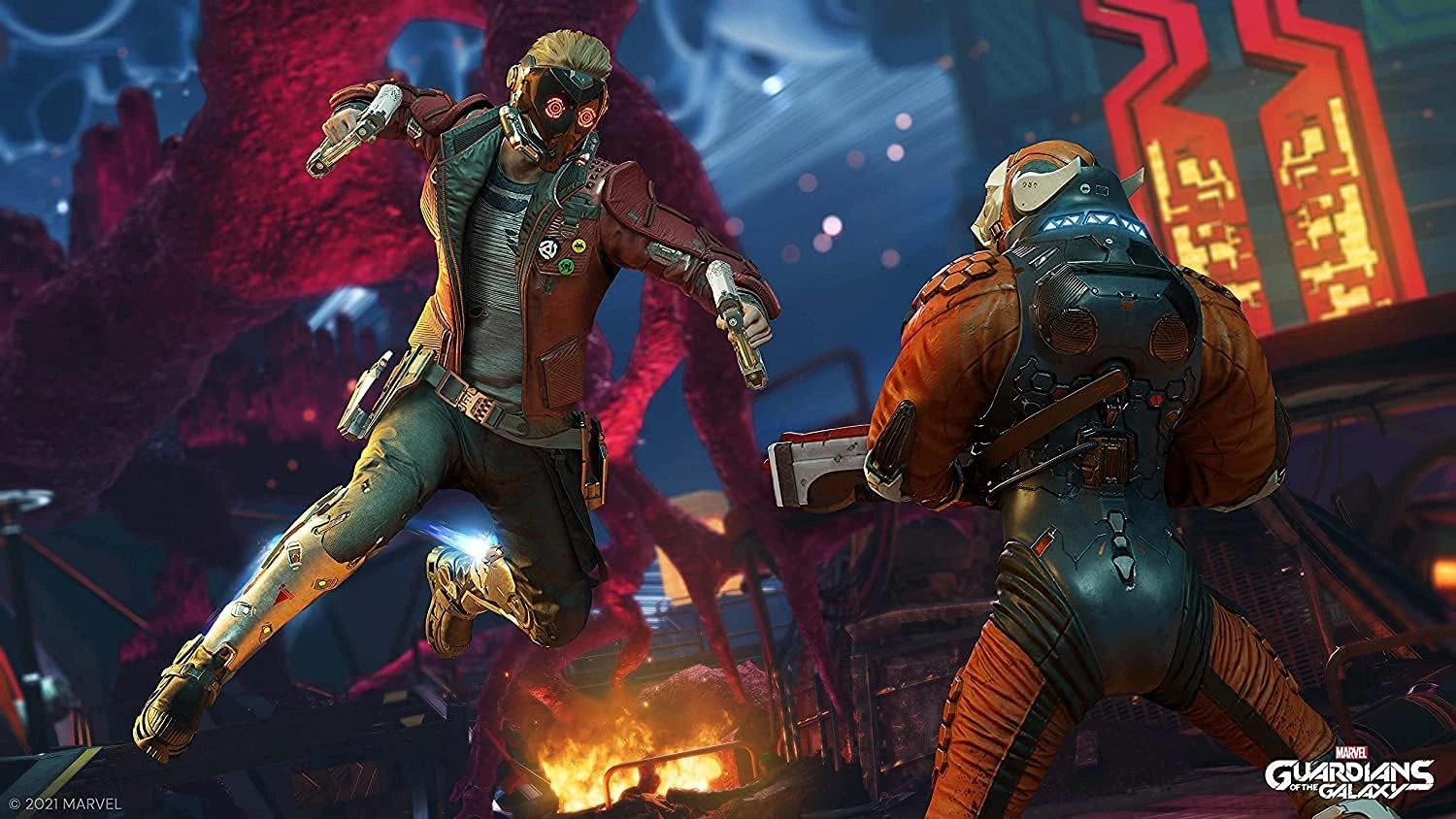Marvel's Guardians of the Galaxy PS5 game case, used copy for sale in Pakistan