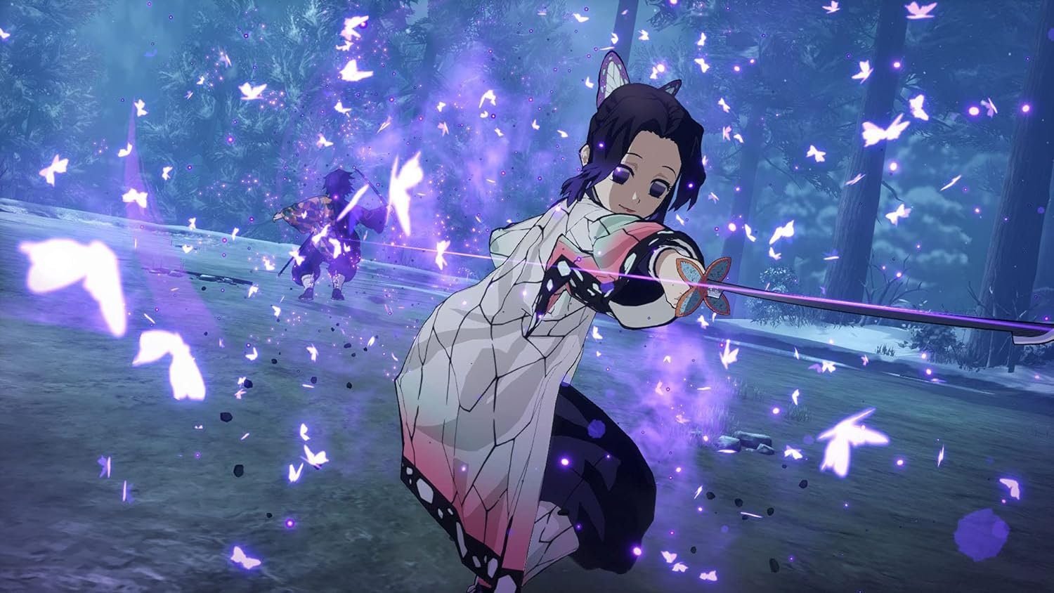 Demon Slayer The Hinokami Chronicles PS5 game cover showing Tanjiro in battle - Demon Slayer PS5 Anime Fighting Game