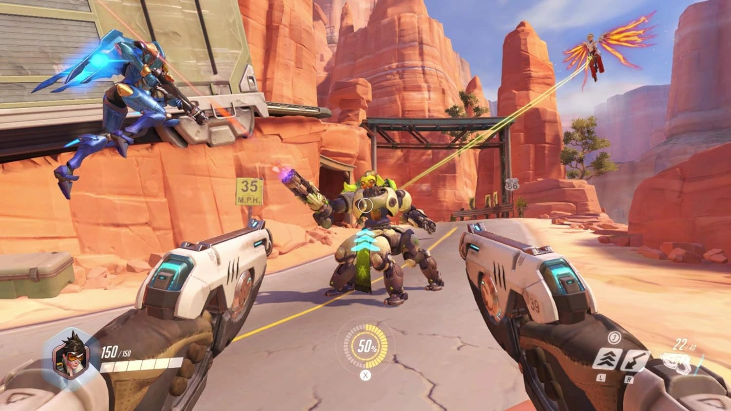Overwatch Legendary gameplay screenshot team battle