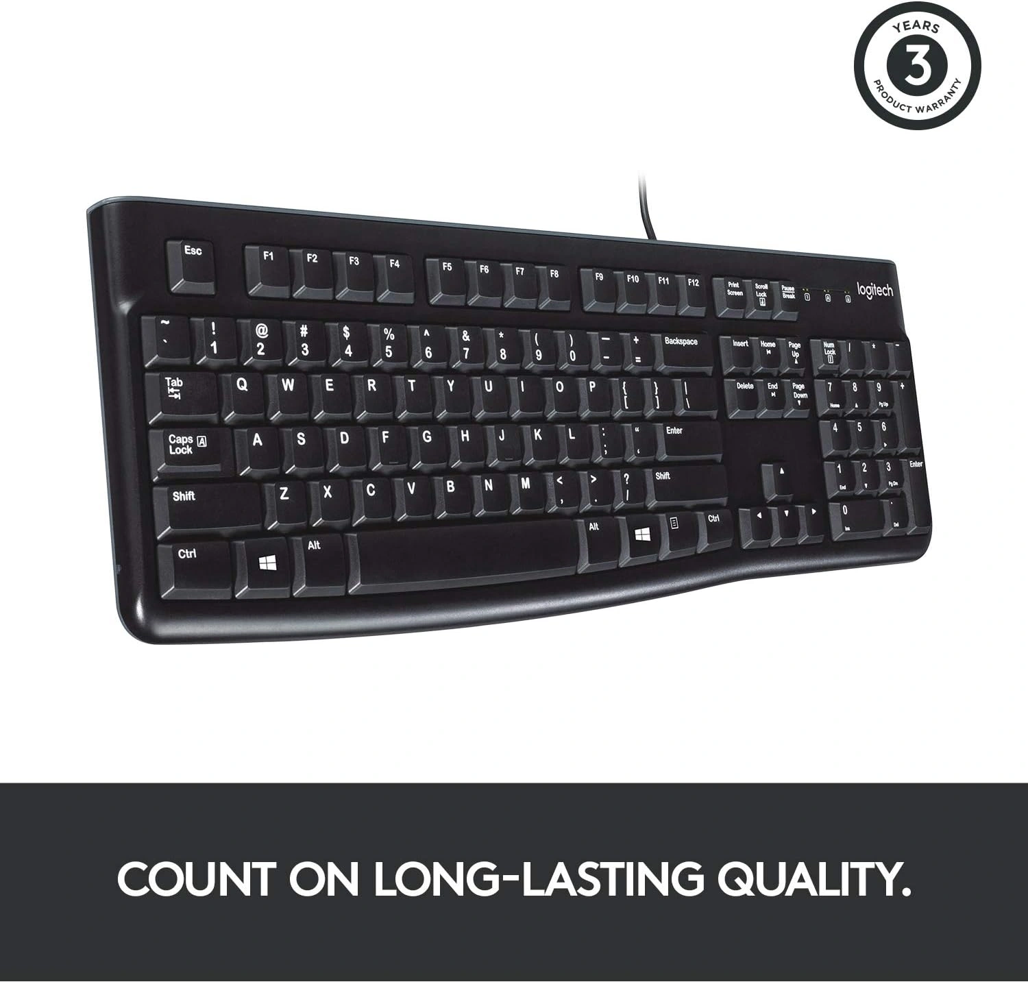 Logitech K120 Wired USB Keyboard