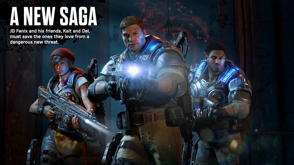 Gears of War Ultimate Edition Xbox One used disc front cover