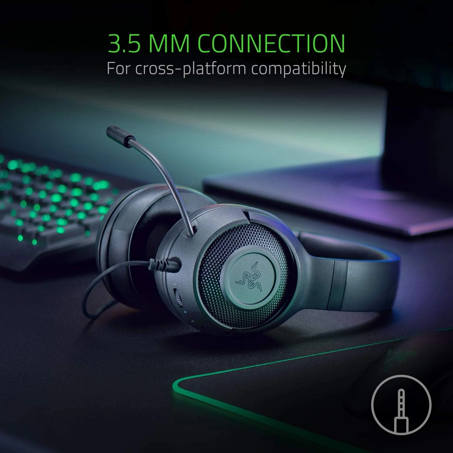 Razer Kraken X ultralight gaming headset 250 gram