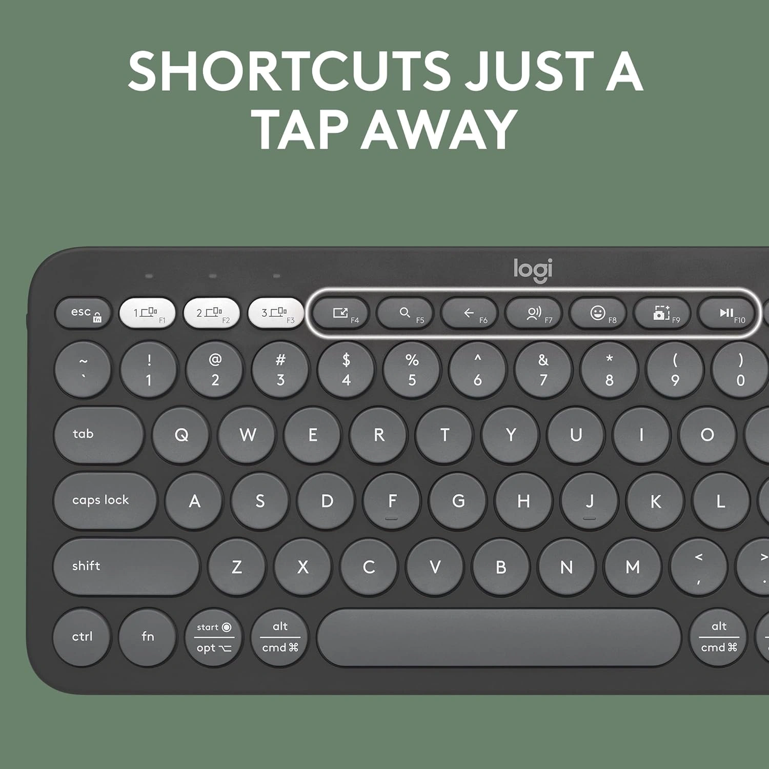 Logitech Pebble K380s Wireless Bluetooth Keyboard
