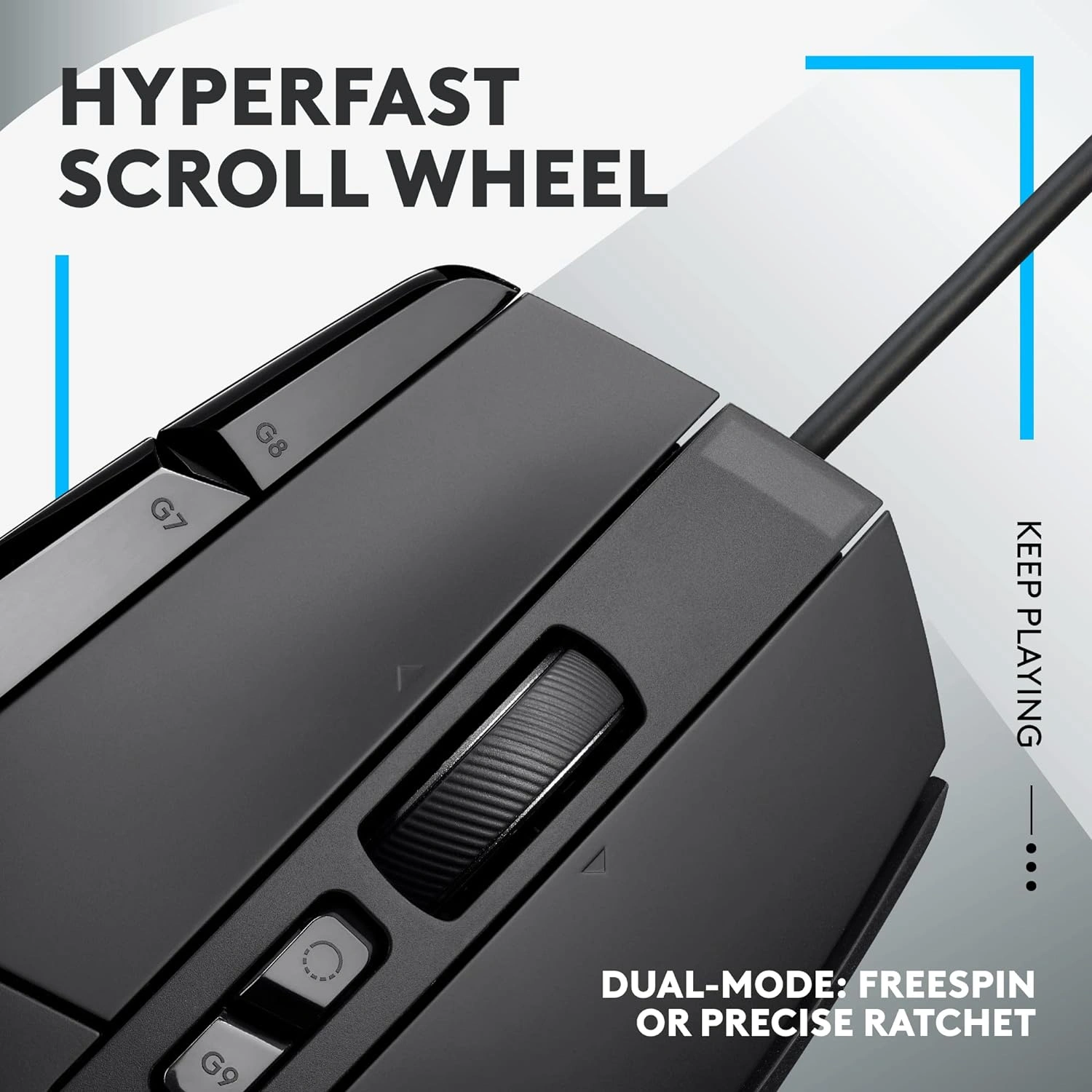 Logitech G502 X wired gaming mouse in black
